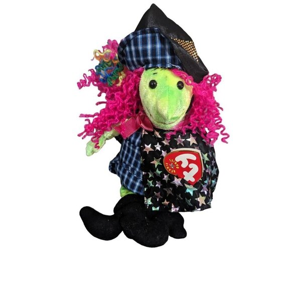 Ty Beanie Baby SCARY The WITCH 8 inch HALLOWEEN Paper Tags Plush Stuffed Doll - Picture 3 of 9